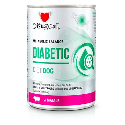 Obrázok produktu pre Disugual Dog vet diet Konzerva Diabetic Bravčové 400 g