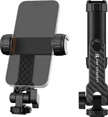 Image de Support trépied 1/4'' ISO pour téléphone Smartphone pivotant 360s K&F / KF31.084 / MS12
