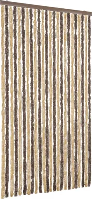 Obrázok produktu pre vidaXL Záclona Fly tmavo hnedá a béžová 100x220 cm šenil
