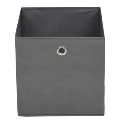 Produktbild von Langlebige Aufbewahrungsboxen 4er-set - Vliesstoff 32x32x32cm Grau - Gartenboxen Möbel534421 - Gartenboxen