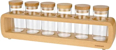 Produktbild von Zassenhaus Gewürzregal mit 6 Gewürzgläsern