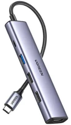 Produktbild von UGREEN USB-C Multifunktionsadapter PD zu HDMI, USB-A
