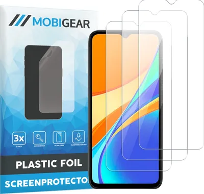 Produktbild von Mobigear  Xiaomi Redmi 9C Displayschutz Schutzfolie - Hüllenfreundlich (3er Pack)