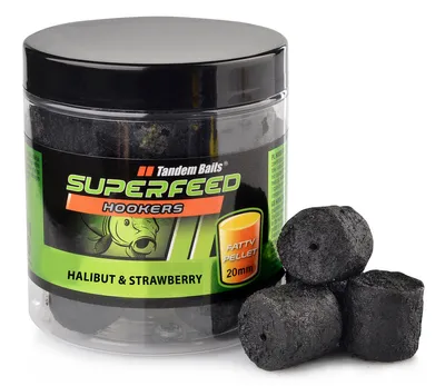 Image de SuperFeed Hook Fatty Pellet 20mm/150g Flétan & Jahoda