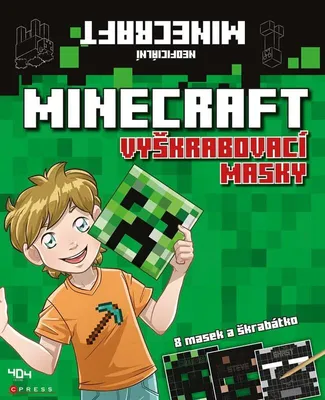 Produktbild von Vyškrabovací masky Minecraft