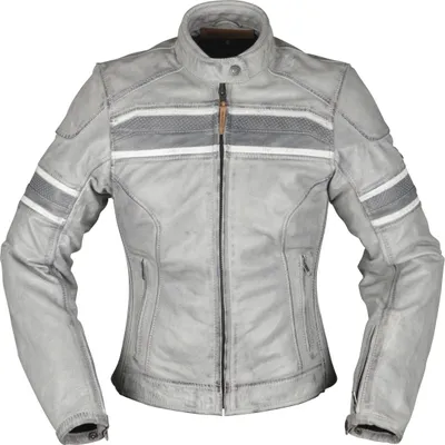 Immagine prodotto di Giacca da moto da donna Modeka Iona, grigio chiaro, 40