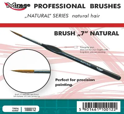 Image de Mirage Hobby 100012 - Pinceau Mirage naturel, taille 7 - Neuf