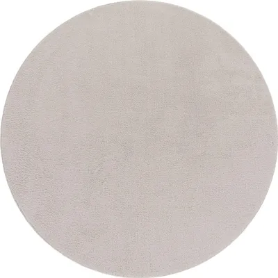 Produktbild von TT Home Wohnzimmer Teppich Kurzflor Anti-Rutsch Rückseite Unifarben Modern Waschbar Größe 200 cm Rund