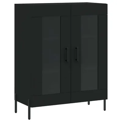 Produktbild von "WINTER SALE"Sideboard - elegante Design - Mehrzweckschrank - Schwarz 69,5x34x90 cm Holzwerkstoff - Kommoden NEU4151012