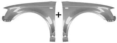 Produktbild von Kotflügel Audi A3 8P Links + Rechts LX7Z 03-08 Neu Lackiert