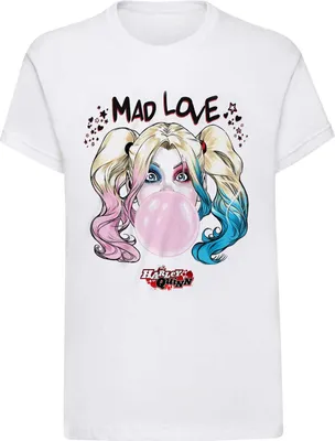 Image de Batman - T-shirt "Mad Love" pour homme/femme unie HE170 (XL) (Blanc)