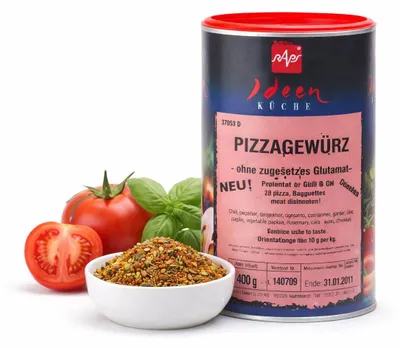 Produktbild von Raps - Pizzawürzung, 350 g Dose