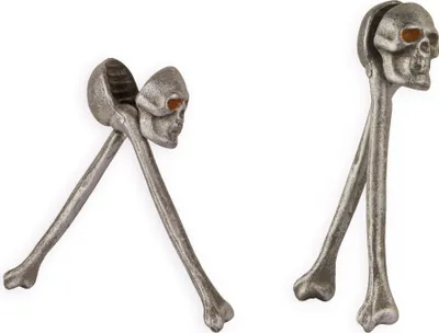 Produktbild von Paar Nussknacker Schädel Totenkopf Replikat Retro Design Dekoration