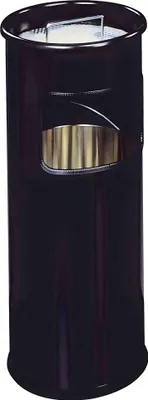 Obrázok produktu pre DURABLE Papierkorb Metall 17L rund mit Ascher 1 ST 333001