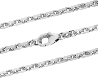 Produktbild von Ankerkette diamantiert Länge 60cm - Breite 2,5mm - 925 Silber