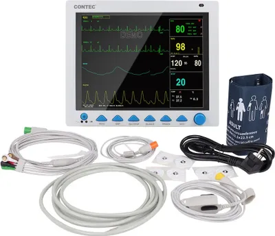Produktbild von CE Tragbar 12,1 Zoll Vitalzeichen Patientenmonitor Multiparameter ICU Maschine CMS8000
