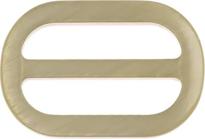 Immagine prodotto di Fibbia decorativa ovale beige - 5x3,5 cm - Beige