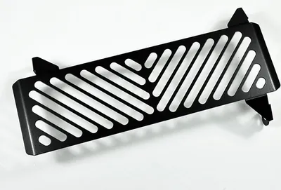 Produktbild von ZIEGER Kühlerabdeckung kompatibel mit Honda VFR 800 X Crossrunner Clean oben schwarz