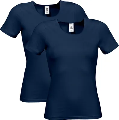 Produktbild von Erwin Müller Damen-Unterhemd, 1/2-Arm 2er-Pack marine 44