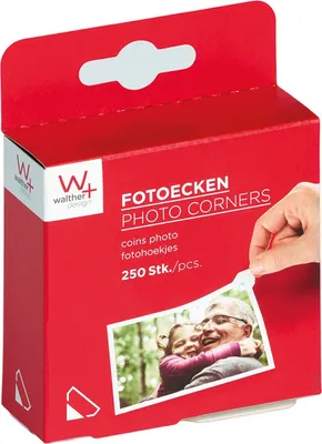 Obrázok produktu pre Walther foto rohy 250 kusov samolepiace