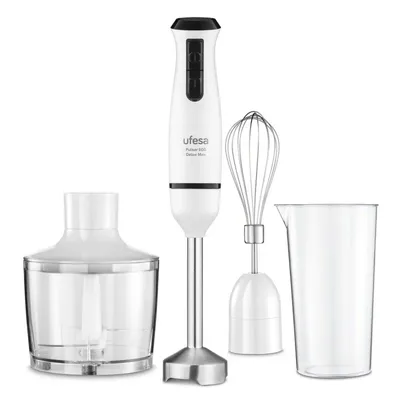 Zdjęcie produktu dla Ufesa 70105523, Blender immersyjny, 0,6 l, 600 W, Czarny, Biały