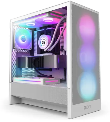 Zdjęcie produktu dla NZXT H5 Flow RGB Midi Tower biały