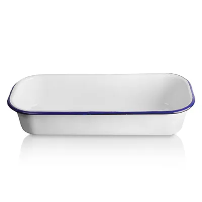 Produktbild von Karl Krüger 147/32B Brot-& Kuchenform "Husum" emailliert, 32 cm