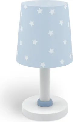 Produktbild von Kinder Nachttischlampe Star Light Stern Blau transparent fluoreszierend