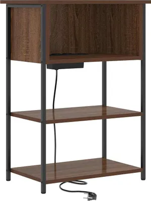 Obrázek produktu pro Noční skříňka Hnědý dub 55 x 31 x 76 cm kompozitní dřevo