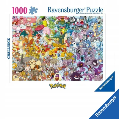 Produktbild von Ravensburger Puzzle 1000 Challenge Pokemon Lernspielzeug