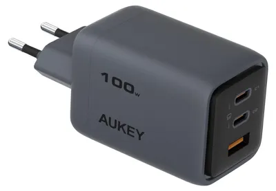 Produktbild von AUKEY PA-C5 100W, Auto, AC, Grau