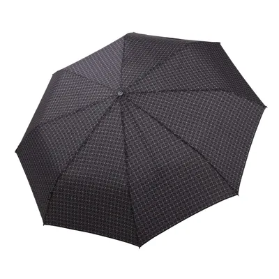 Image de bugatti parapluie de poche parapluie Gran Turismo Gents Print Black / Grey noir multicolore