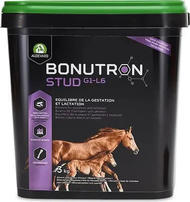 Imagen del producto de Audevard Bonutron Stud G1-L6 3 kg | Para yeguas preñadas y en lactancia | Minerales y vitaminas