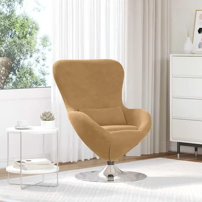 Immagine prodotto di Poltrona - Sedia a braccioli - Poltrona girevole - Poltrona relax - Velluto verde chiaro - Girevole a 360° - Comfort ergonomico