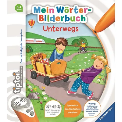 Produktbild von Ravensburger tiptoi® Buch Mein Woerter-Bilderbuch: Unterwegs