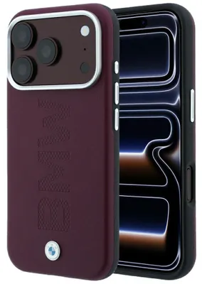 Immagine prodotto di Custodia per iPhone 18 Pro Max / 17 Pro Max con logo BMW in rilievo centrale