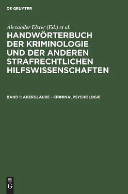 Produktbild von Aberglaube - Kriminalpsychologie