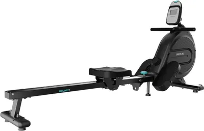 Image de Cecotec Rameur Pliable Appartement Drumfit Rower 9000 Regatta. Résistance Magnétique, 8 Niveaux d'Intensité, Roue d'Inertie de
