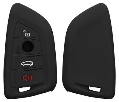 Produktbild von kwmobile Schlüsselhülle für BMW 3-Tasten Smart Key Autoschlüssel Hülle - Autoschlüssel Schlüssel Hülle aus Silikon - Schlüsselschutz Gehäuse in