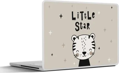 Produktbild von MuchoWow® Laptop Aufkleber Sticker Cover Kleiner Stern - Kinder - Zitate - Sprichwörter - Baby - Kind 40x30 cm - Laptop Dekoration - Selbstklebend