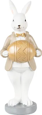 Produktbild von Clayre & Eef Figur Kaninchen 15 cm Beige Braun Polyresin