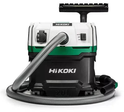 Image de Aspirateur 1200W - HIKOKI - RP200YLWAZ - 4,2m3/min Cuve 20L poussière/eau classe L