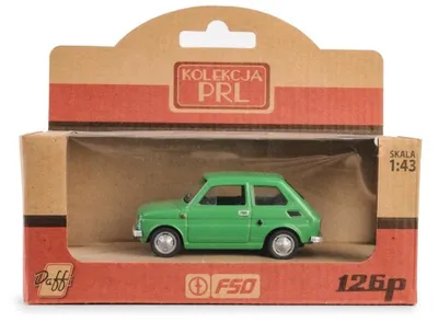 Obrázek produktu pro Fiat 126p - zelená DAFFI 1:43