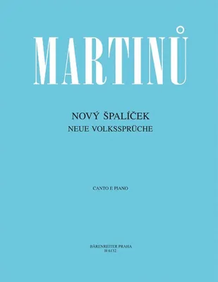 Obrázok produktu pre Bohuslav Martinů Špalíček Noty