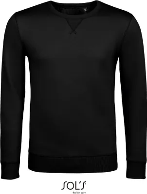 Produktbild von SOLs 02990 | Herren Sully Sweatshirt - Farbe: Black - Größe: XXL
