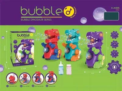 Zdjęcie produktu dla Dinozaur Generujący Bańki 12X16X21Cm 2584