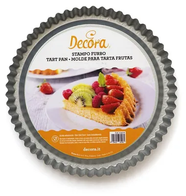 Immagine prodotto di DECORA, 0070031: Stampo per torte con fondo removibile, antiaderente, rotondo, diametro 28 cm, altezza 3 cm