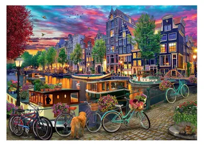 Produktbild von DINO Puzzle Malovan Amsterdam 2000 dll
