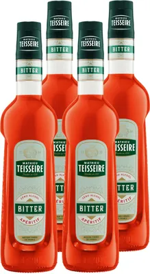 Image de Mathieu Teisseire Sirop pour boissons Apéritif amer 0,7L (pack de 4)