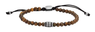 Produktbild von Fossil Armband Herren Beads Tigerauge Edelstahl JF04413040